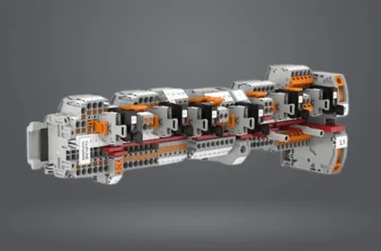 Terminal blocks with system